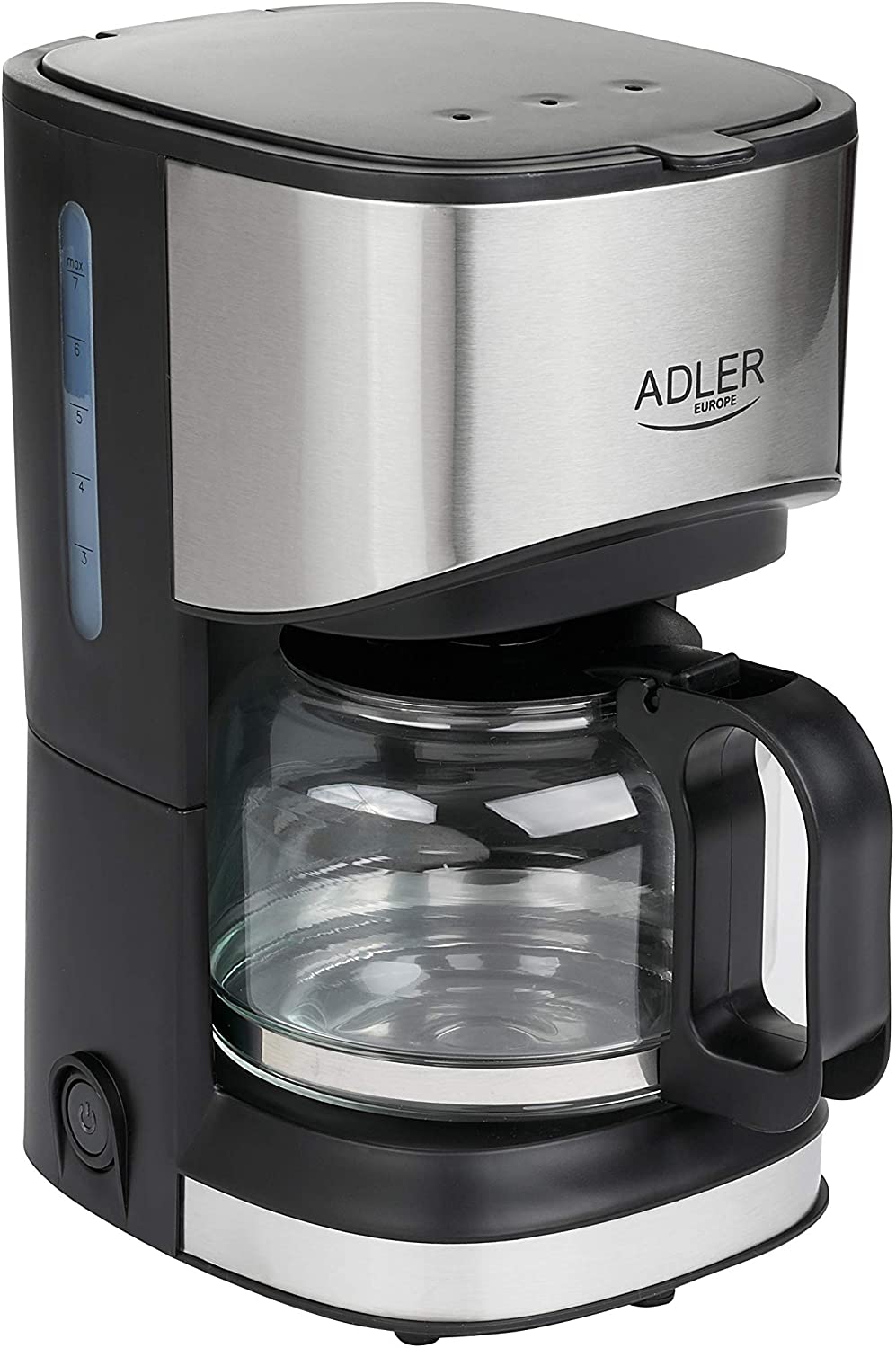 Adler AD 4407 Cafetera de goteo Coffee Pot Plastic Black and Grey 550 Glass