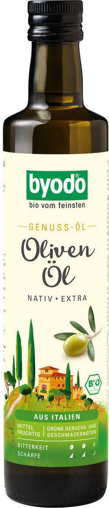 Byodo Bio Olivenöl nativ extra frucht 6x0,5 l