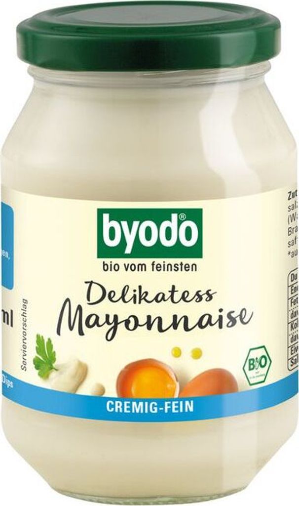 byodo Byodo Delikatess Mayonnaise 80% Fett -- 250ml x 6  - 6er Pack VPE