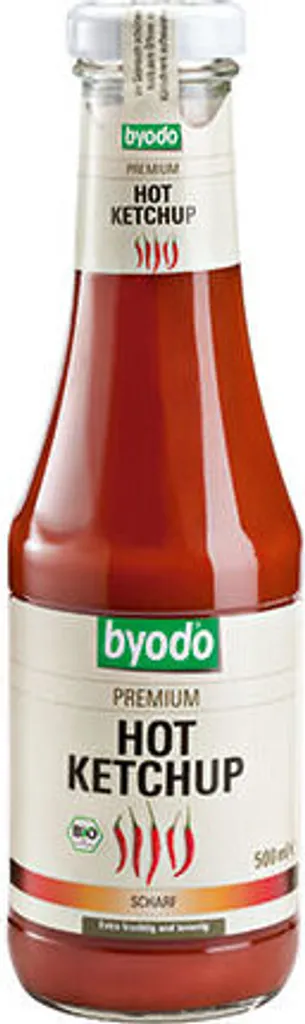 Byodo Hot Ketchup, scharf 500ml