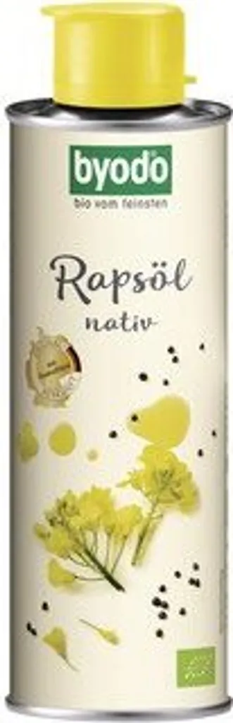 BYODO virgin rapeseed oil (250ml in a can)