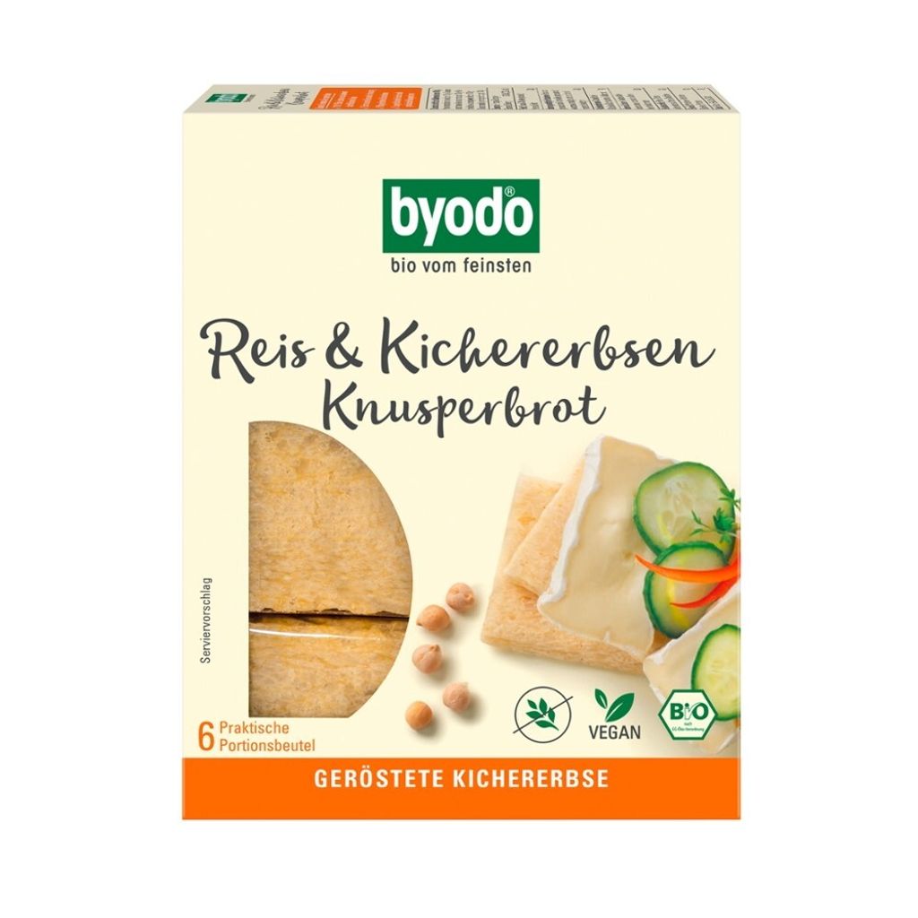 BYODO Rice & Chickpea Crispy Bread (120 g)
