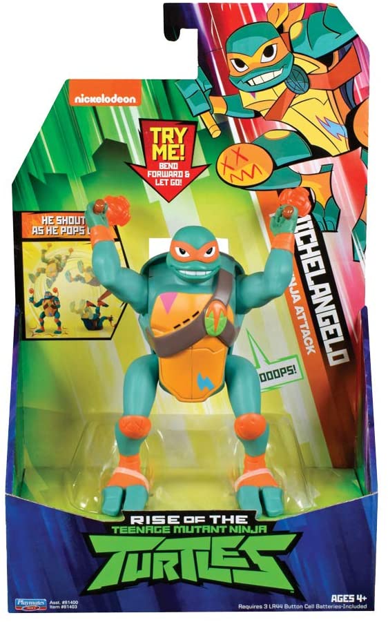 Teenage Mutant Ninja Turtles Tuab2300 The Rise Deluxe Action Figures - Mich