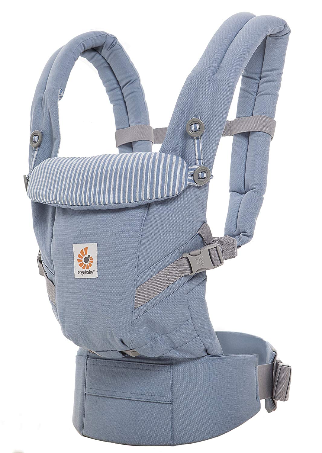 Ergobaby baby carrier for newborns, Adapt Grey 3-in-1 baby carrier system Ergonomic, baby carrier bag, front carrier