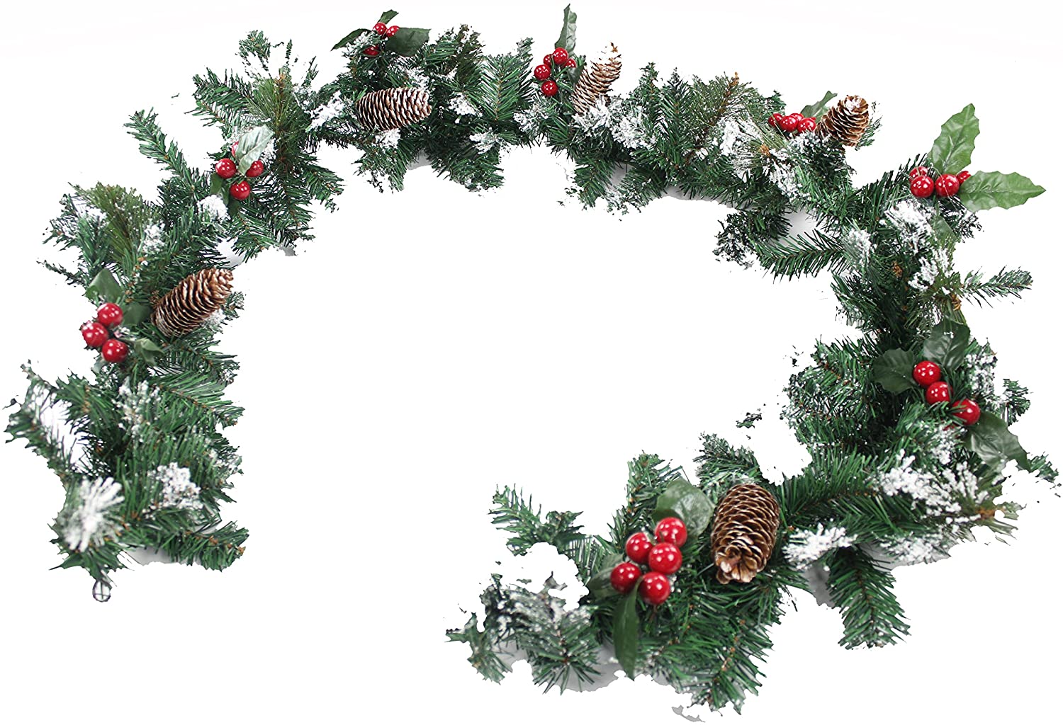 Artificial Garland with Berries 200 cm