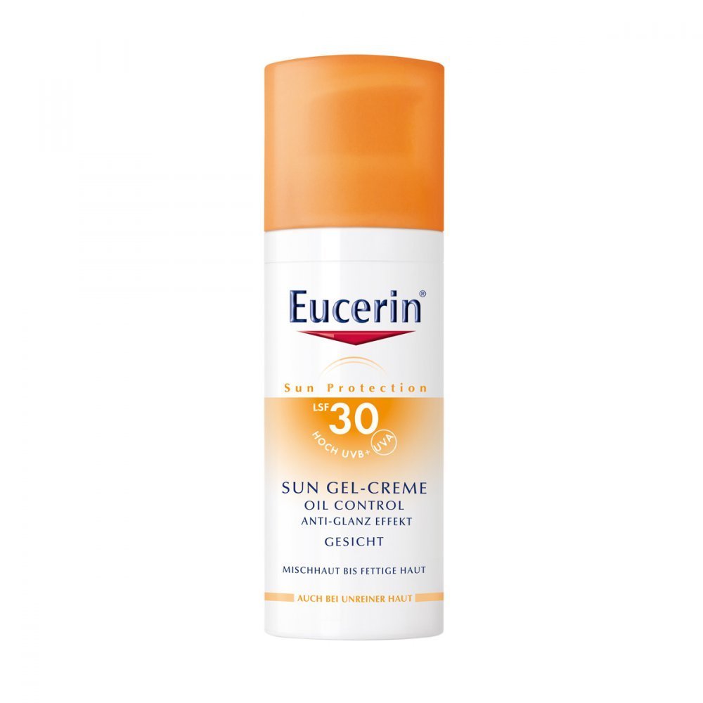 Eucerin Oil Control Face Sun Gel Cream SPF 30 50 ml Cream, ‎white