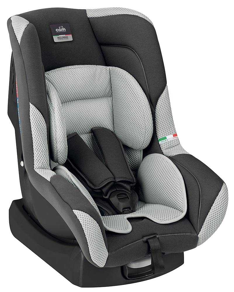 CAM Il Mondo del Bambino - art.S139/T213 - Car Seat Gara 0.1 - Made in Italy - Perfect from 0 to 18 kg - Anthracite