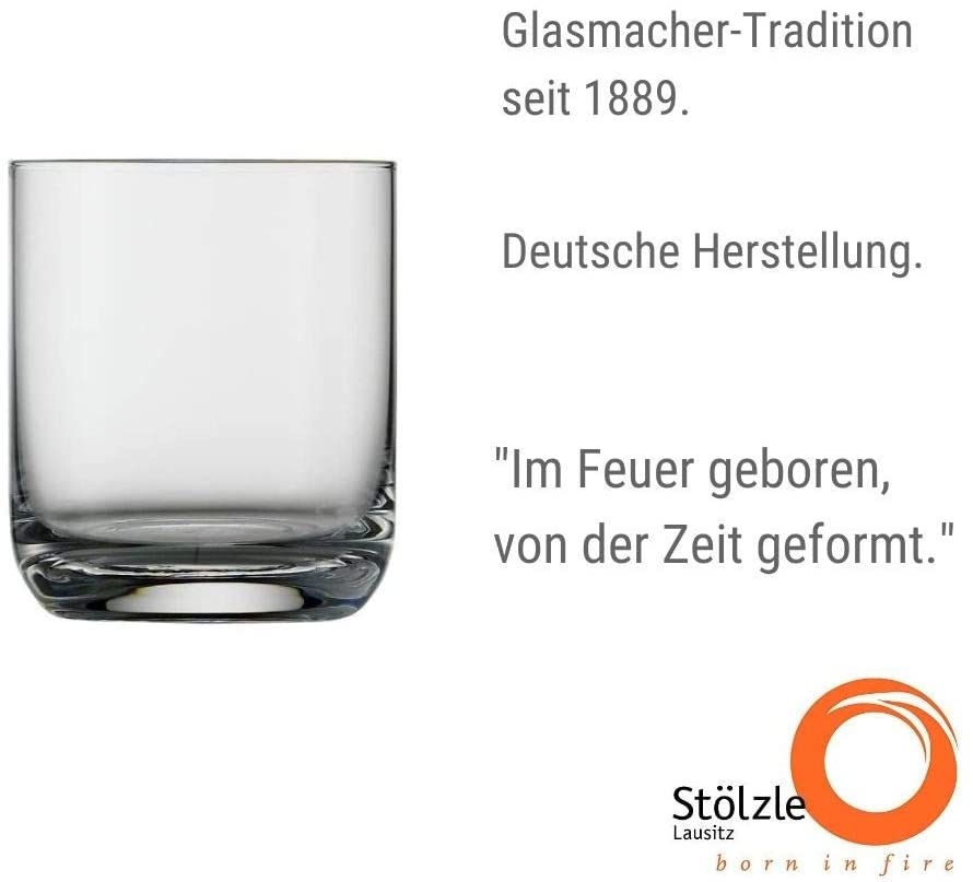 Stölzle Lausitz Whisky Glasses Classic 305ml, Set of 6, Dishwasher, Empfehlenswerte Gift Idea