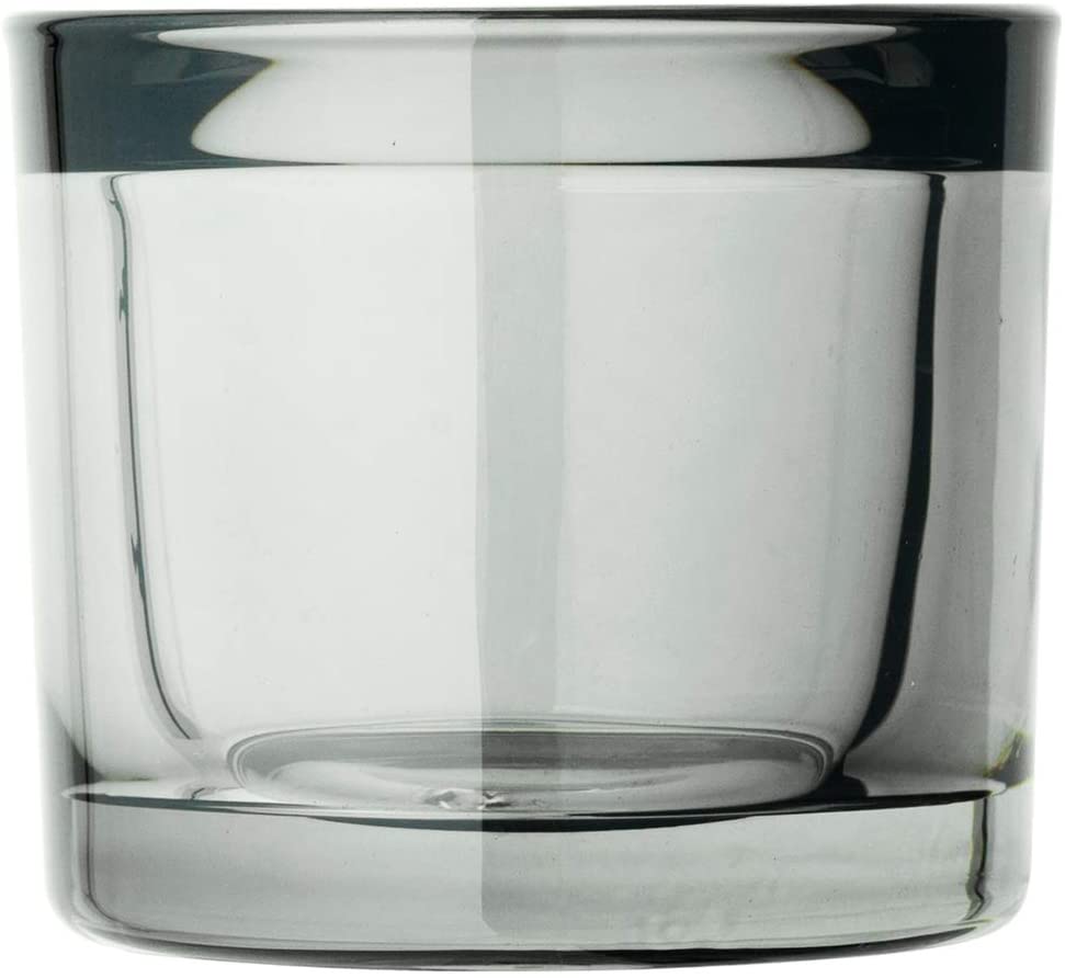 Blomus Mimo Tea Light Holder / Candle Holder / Smoke Grey / Glass / Diamete