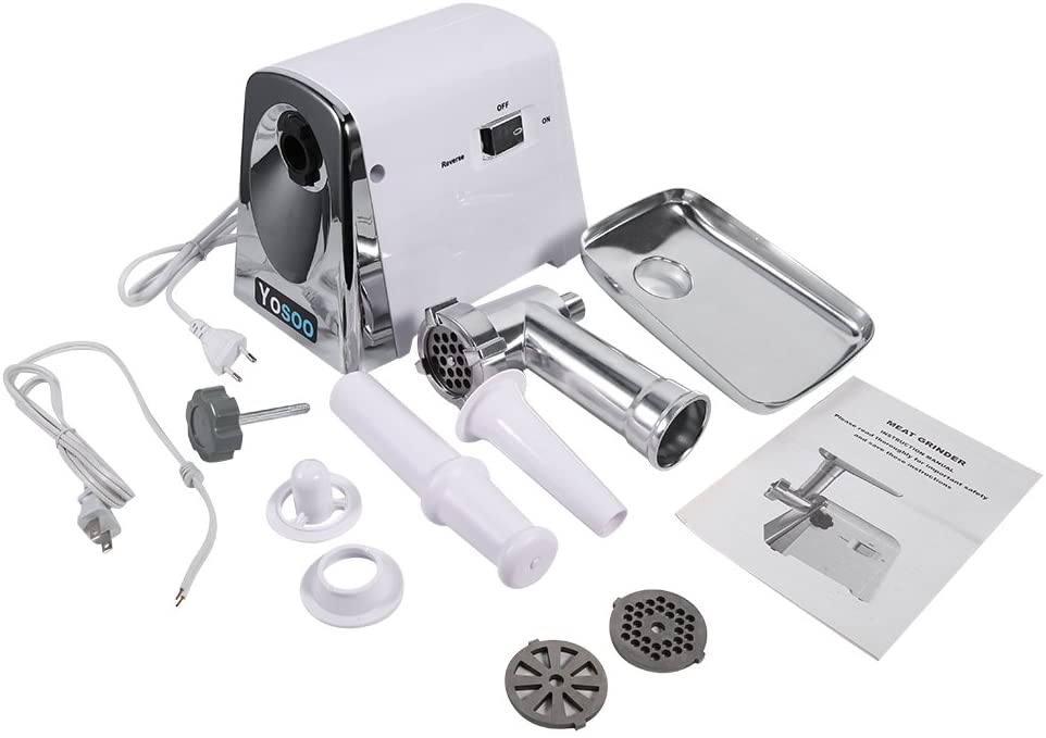 Yosoo Stainless Steel Wolf 1600 W Electric Meat Mincer Sausage Machine Vegetable Wolf