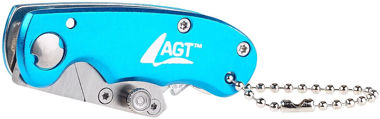 AGT Carpet knife: professional mini cutter knife with folding system and key chain (cutter)