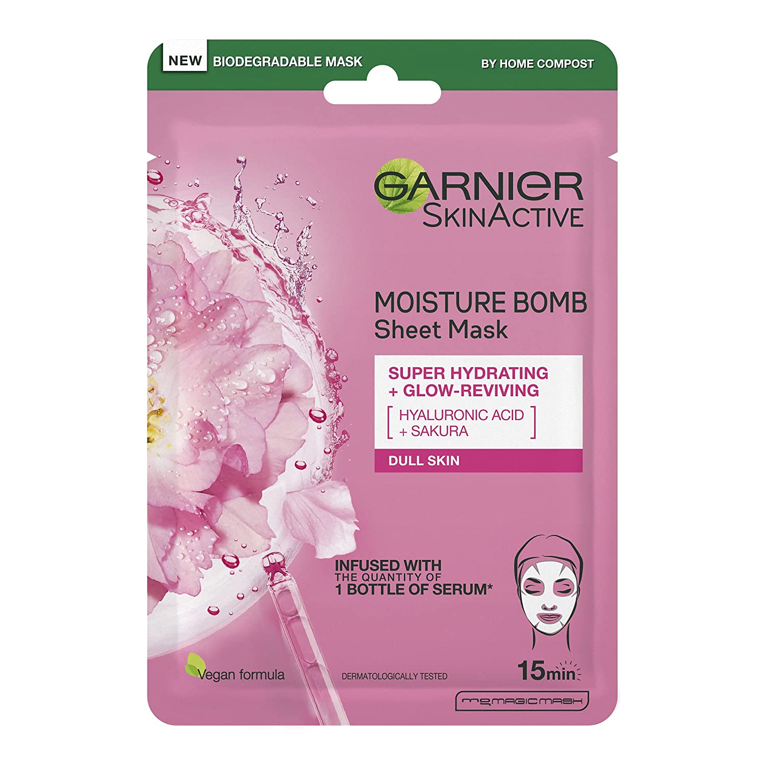 garnier Garnier, Moisture Bomb Moisturising Facial Care Green Tea