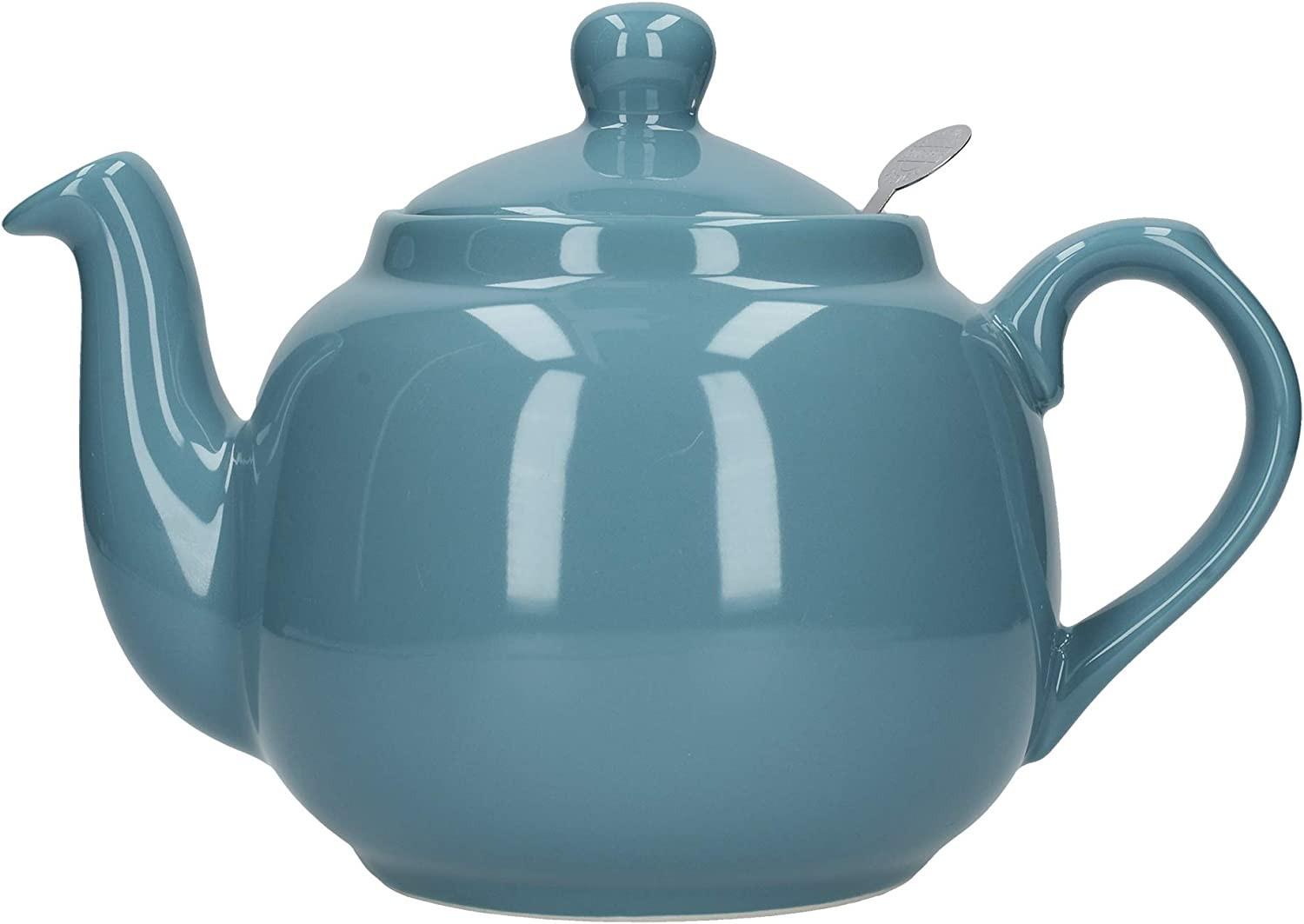 London Pottery 4 Cup Farmhouse Filter Teapot Aqua