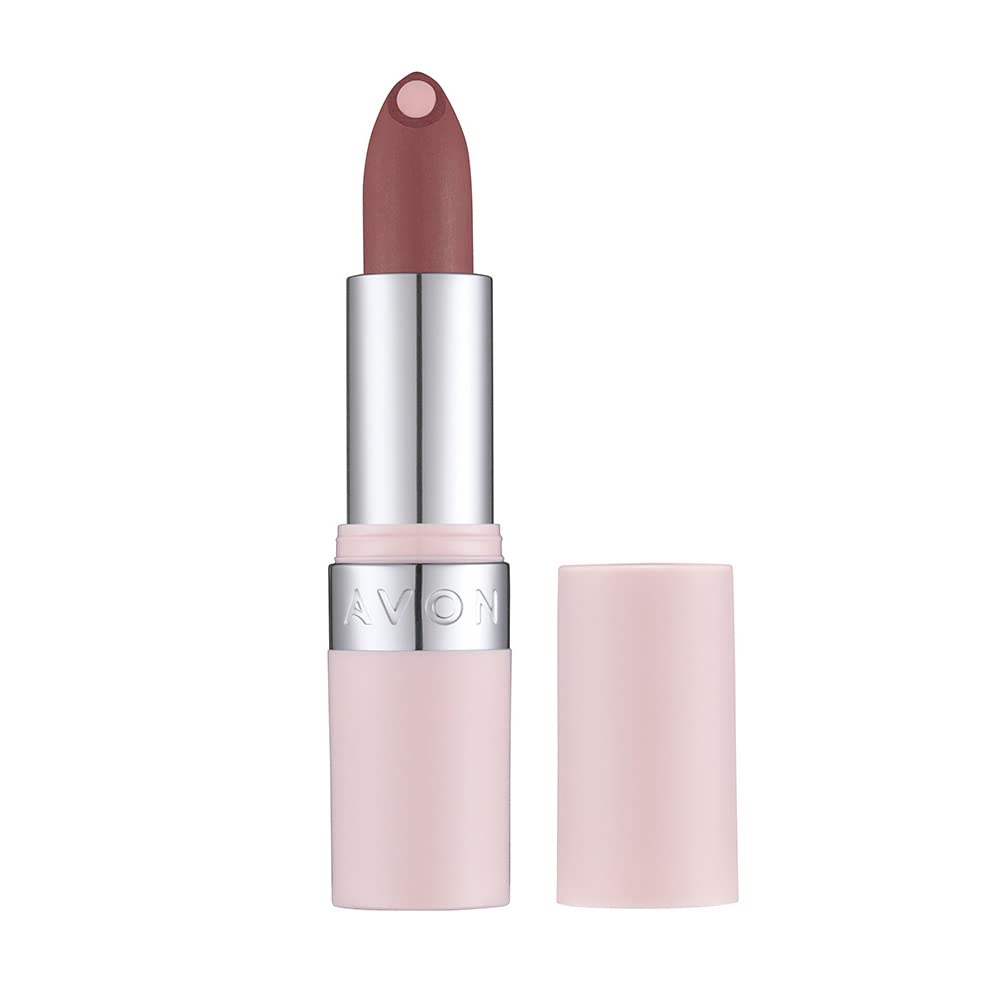 Avon Hydramatic Matte Lipstick Mauve with Hyaluronic Core for Moisturising and Plumping Lips, Available in 15 Shades, 3.6 G