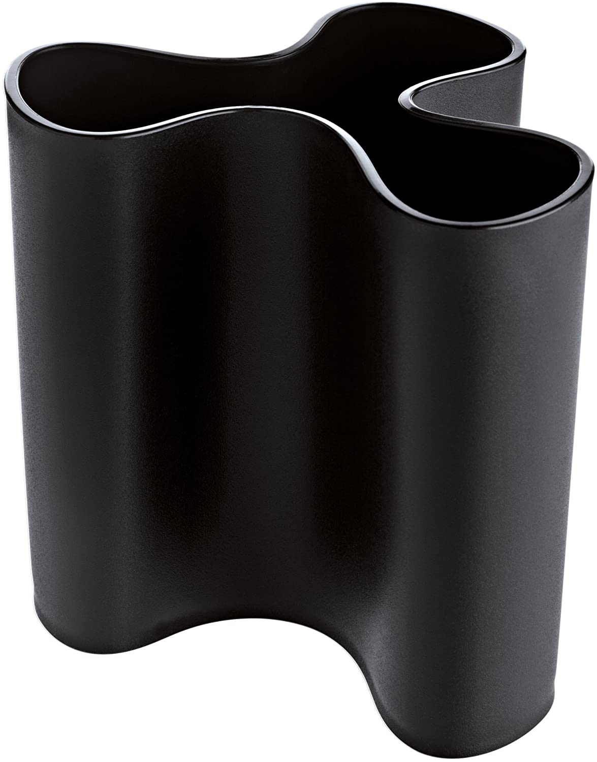 Koziol Clara M Vase 10.3 x 11.4 x 10.9 cm Plastic Black