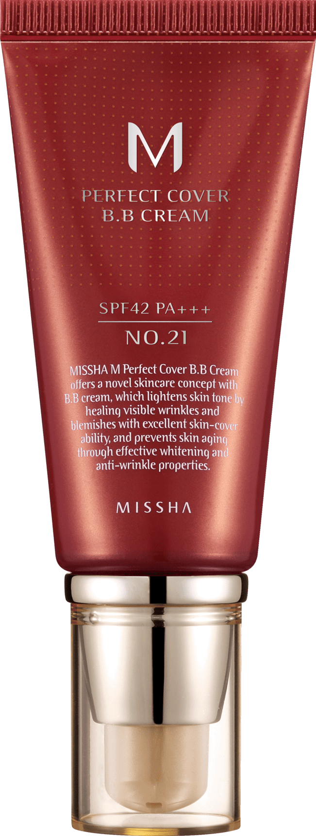Missha Getönte Tagescreme M Perfect Cover BB Cream LSF42 No. 21 / Light Beige, 50 