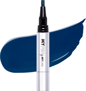 MYLAQ UV Nail Polish My Pen 3in1 - My easy dark blue, 3.7ml