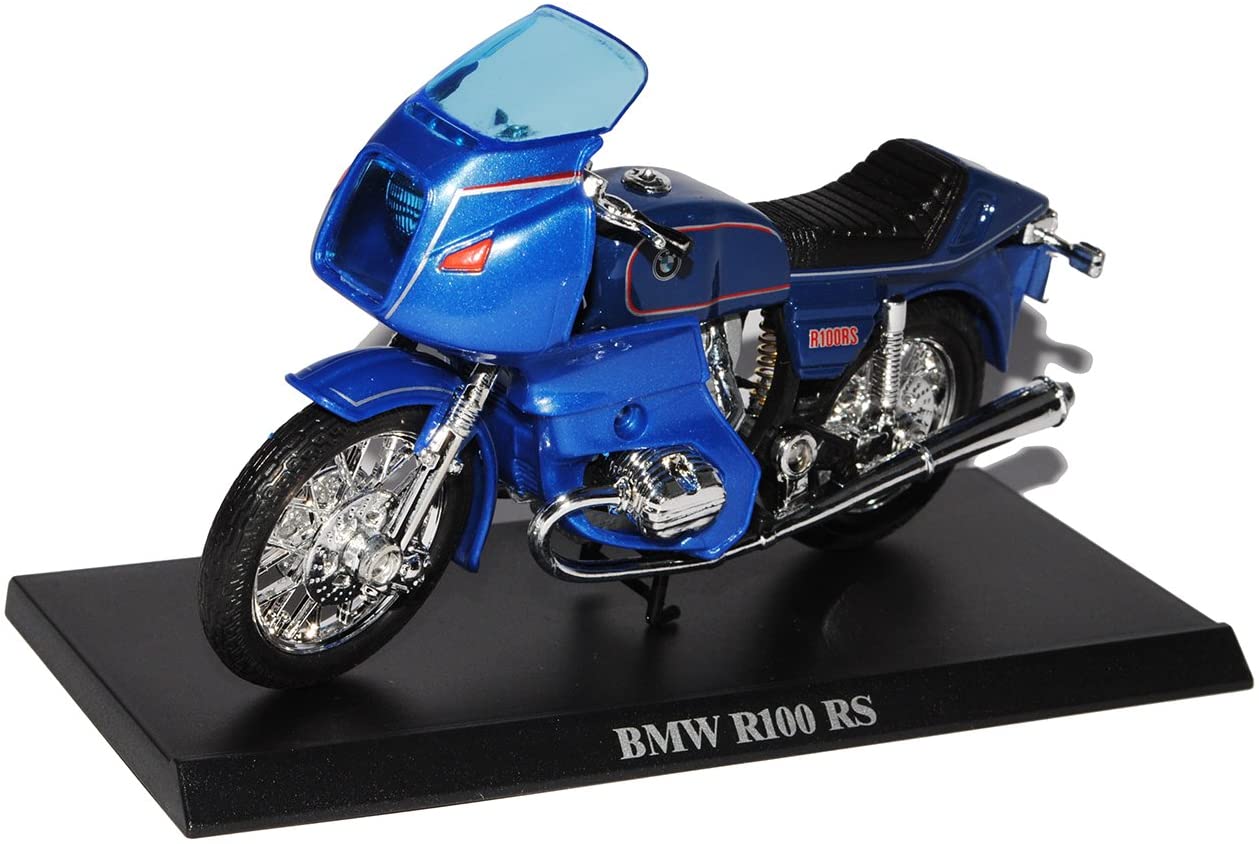 Maisto B-M-W Maisto Model Motorbike B-M-W R100 Rs Blue With 1/18 Base With Or Without In