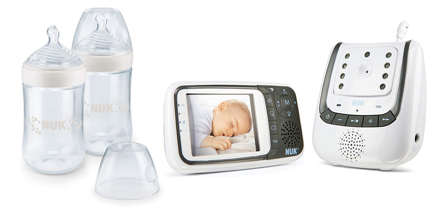 NUK Babyphone monitor Eco Control + Video Baby Monitor Set multicoloured