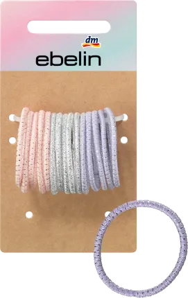 ebelin Hair ties color mix, 15 pcs