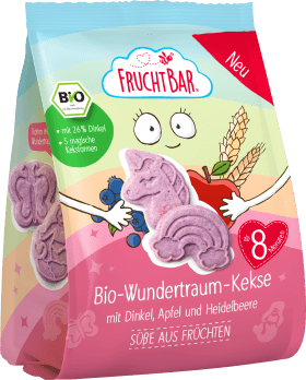 Baby biscuit miracle room cookies with spelled, apple & blueberry, from 8 months, 100 g