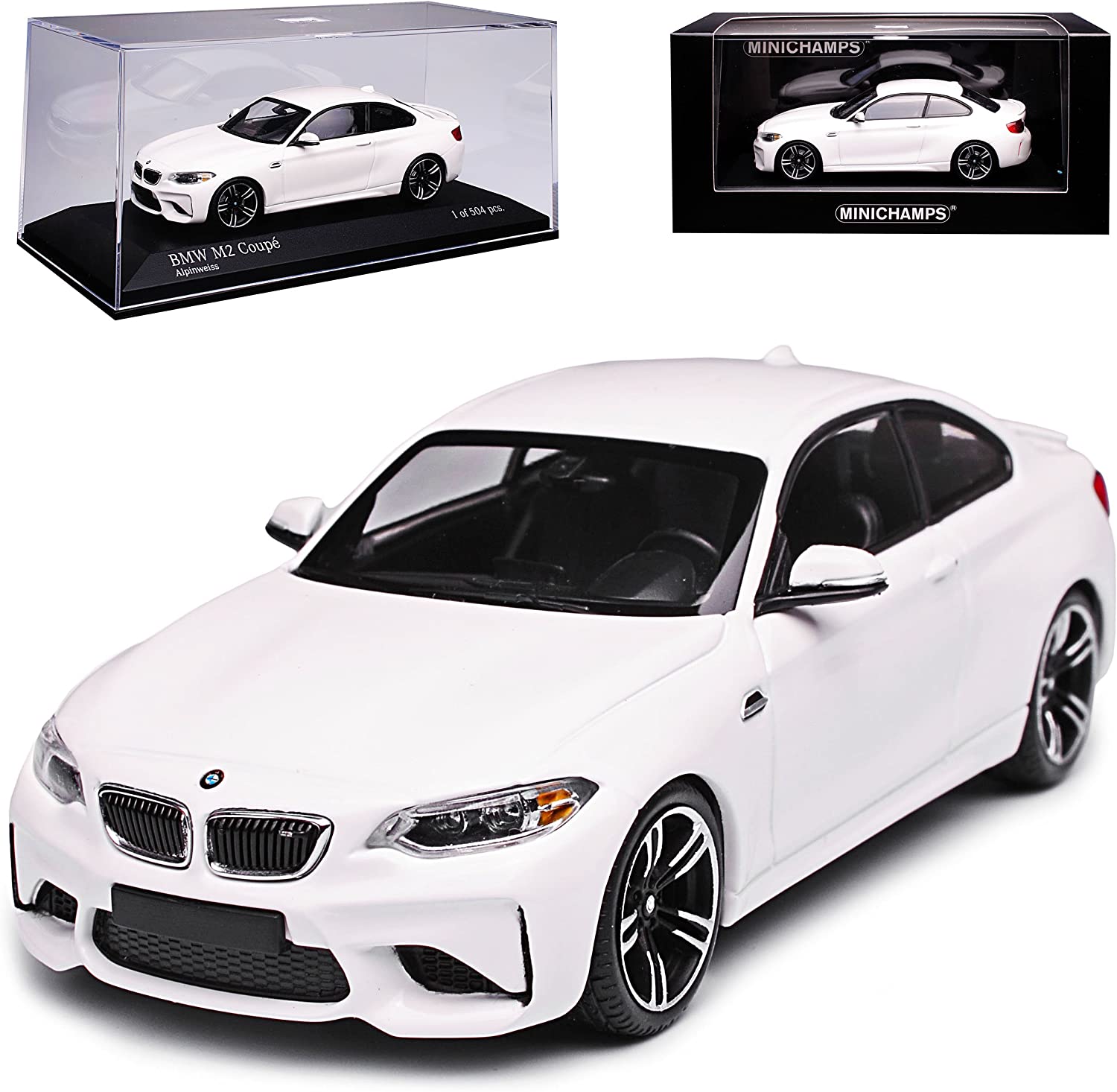 Minichamps B-M-W Unknown B-M-W 2 F22 M2 Coupe Alpina White From 2013 Limited 1 Of 504 Pieces