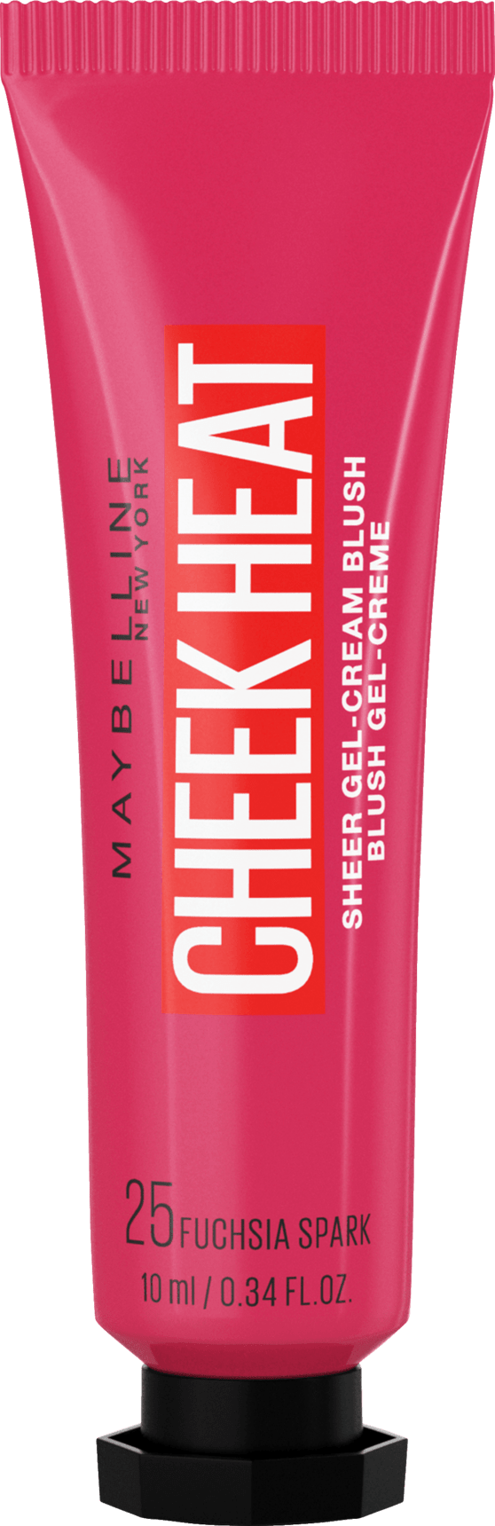 Maybelline Rouge Cheeck Heat Blush 25 Fuchsia Spark, 10 Ml