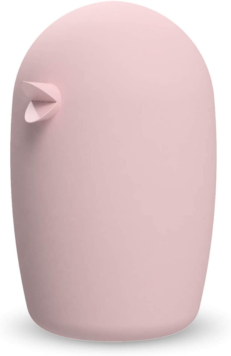 COOEE Design Decorative Figurine / Bird / Pink Ceramic with Soft-Touch Surface / Height 12 cm