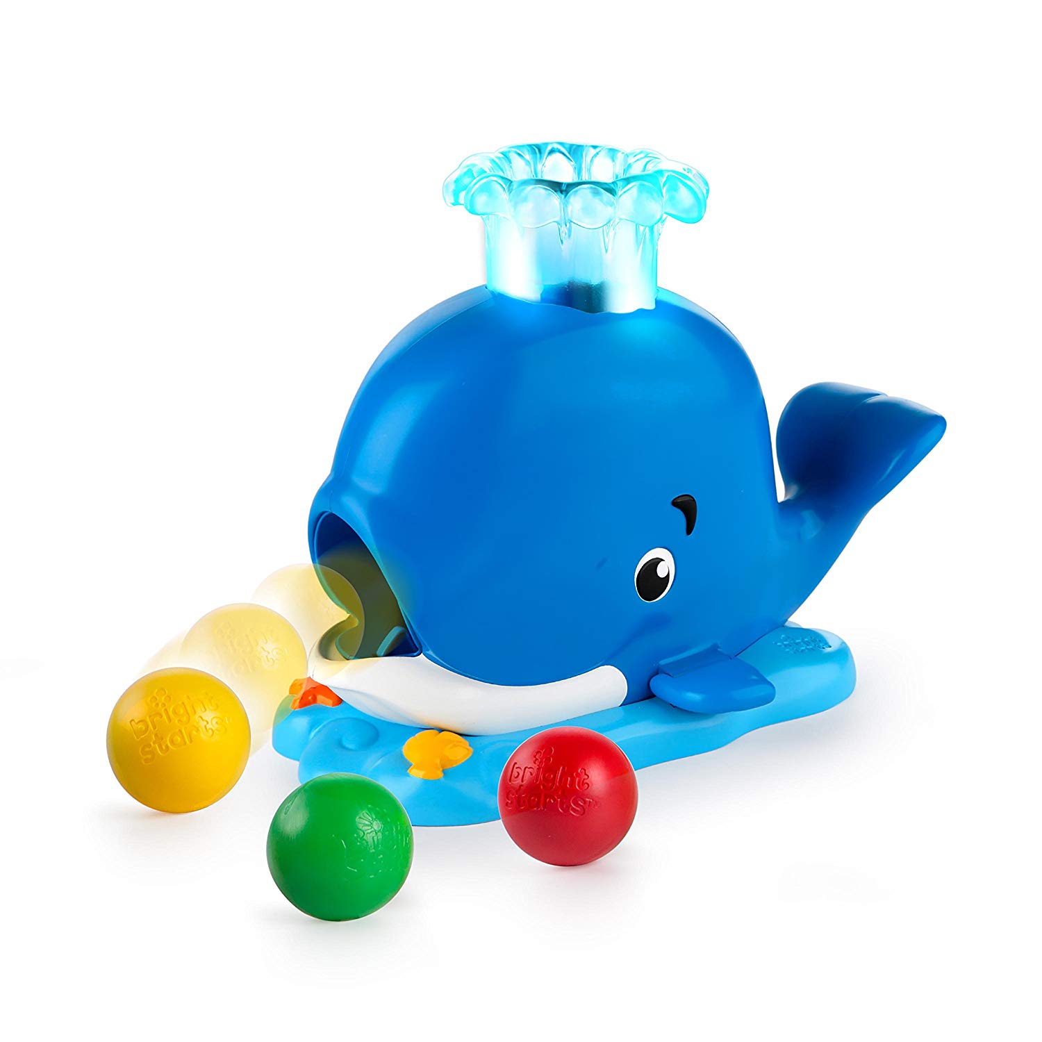 Bright Starts Silly 10934 A Spout Whale Whale Popper, Multi-Colour