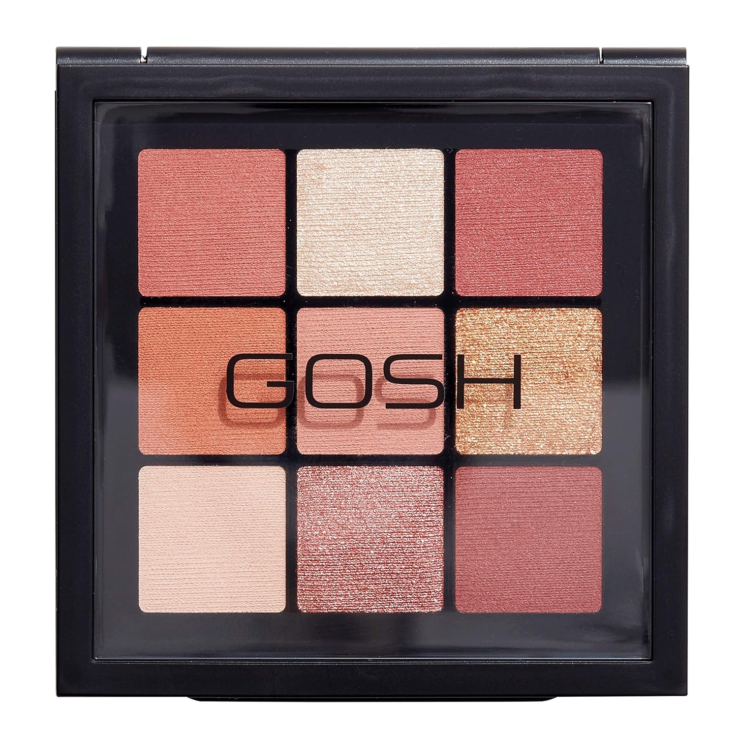 Gosh Eyedity Eyeshadow Palette 002 Be Humble With 9 Perfectly Matched Color in Matt & Metallic I Can Be Combined For Day Makeup & Glittering Looks for the Evening I Vegan & Fragrance Free