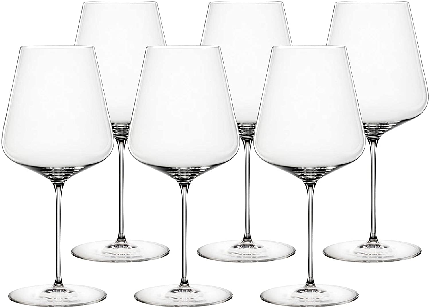 Spiegelau & Nachtmann, Set of 6 Crystal Glass Definition Glasses (6 Universal Glasses)