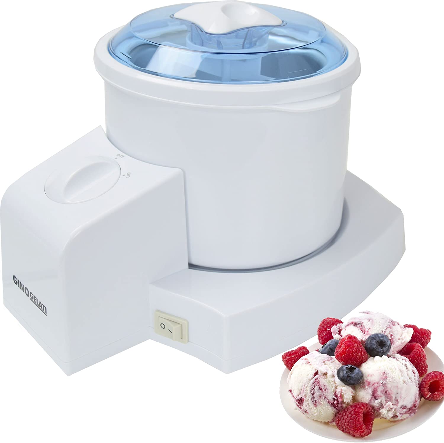 4-in-1 Ice Cream Maker, Frozen Yogurt Milk Shake Machine, Bottle Cooler Gino Gelati IC-70W