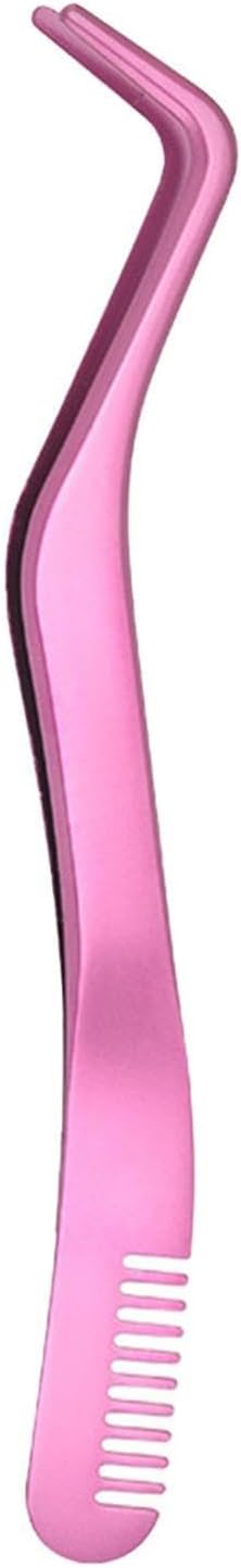 Eyelash Extension Tweezers - DIY Eyelash Precise Applicator | False Lash Application Tool | Eyelash removal with comb | Comb And Cluster | Lash Applicator Tool For Women, Professional Eyelash