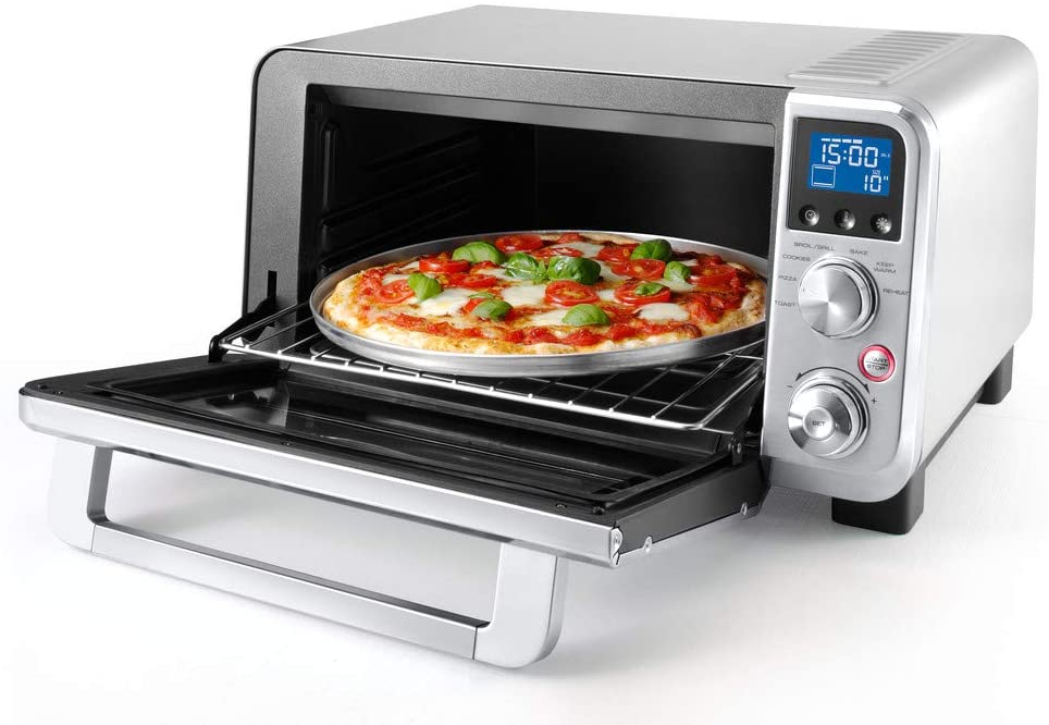 DeLonghi De\'Longhi EO141040S Livenza Compact Digital Oven, 15 L, Stainless Steel