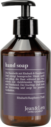 Liquid soap Rhababer & raspberry, 250 ml