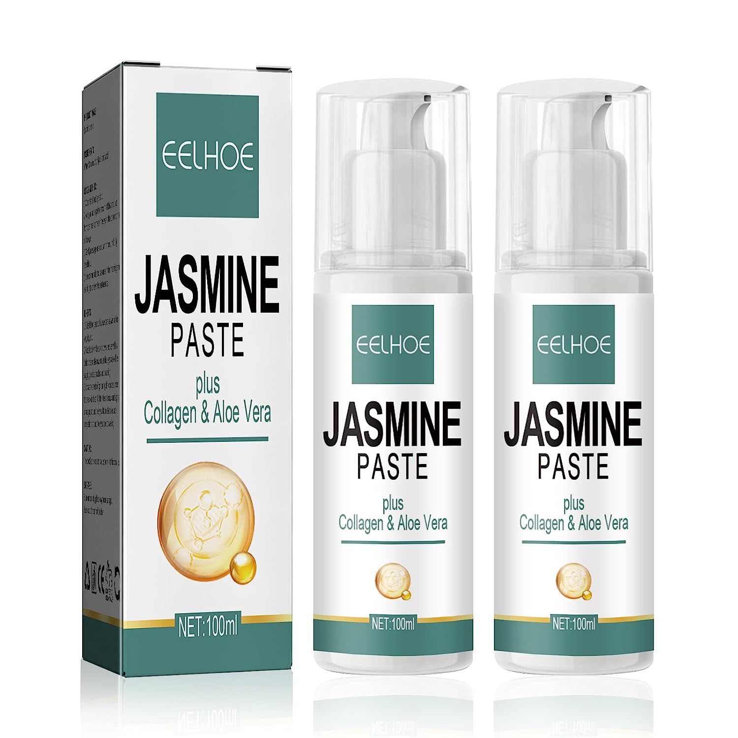 Jasmine Ointment Dark Circles, Jasmine Ointment Plus, Moss Ointment for Day and Night, Jasmine Ointment Dark Circles, Active Jasmine Ointment Dark Circles, Slip Lids, Tear Bags, Crow \ 'S FEET Pack of 2