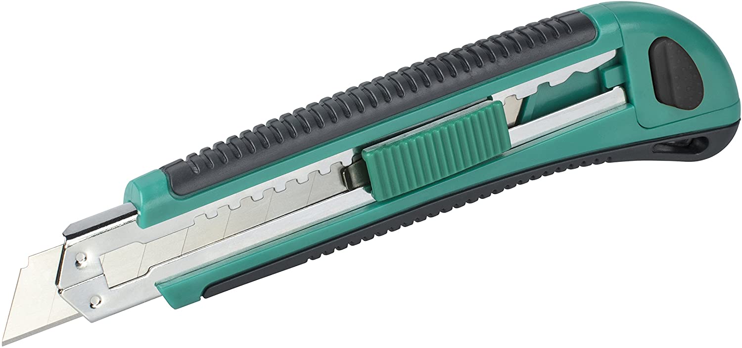 Wolfcraft 4138000 2K Snap-Off Blade Knife for 18mm Blades