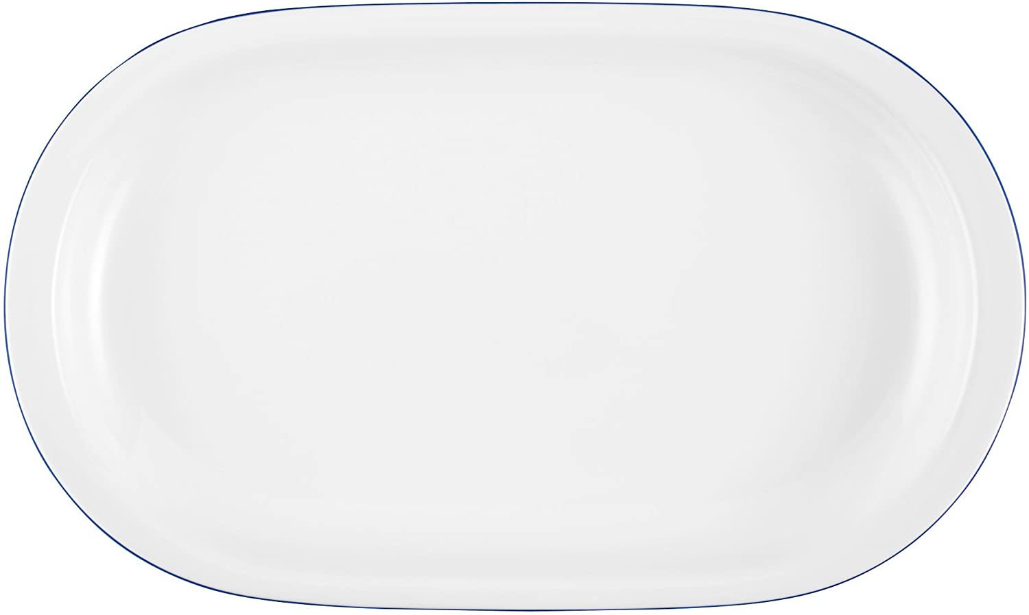 platter oval 33cm compact blaurand 10795 by Seltmann Weiden