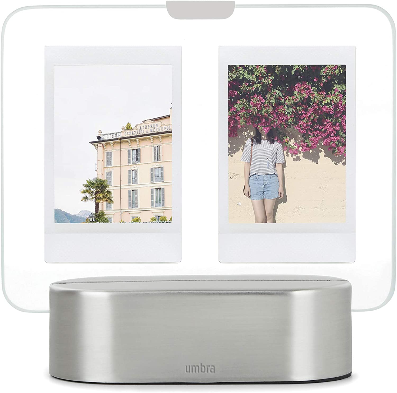 Umbra LED Illuminated Photo Frame for Two 5 x 7.5 cm Polaroid Pictures