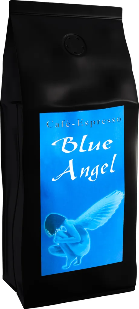 Café Espresso Coffee Blue Angel (Whole Beans, 500 g) - The Gentle One (Probably the Mildest Coffee in the World)