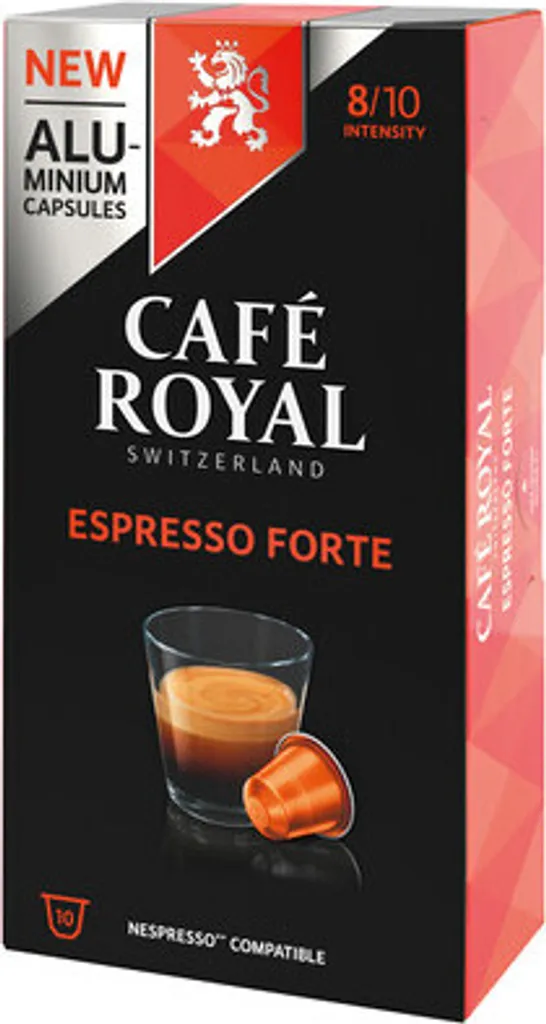 Café Royal Espresso Forte 10x10 Capsules Alu 1 Pack