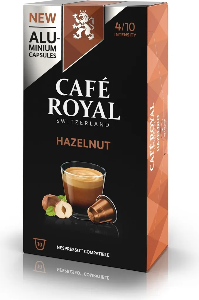 Café Royal Hazelnut, 10 Nespresso® compatible capsules