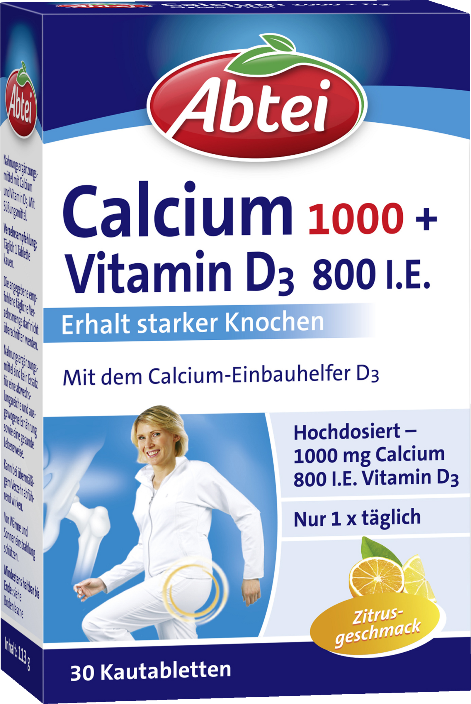 Calcium 1,000 + Vitamin D3 800 I.E. Counting tablets