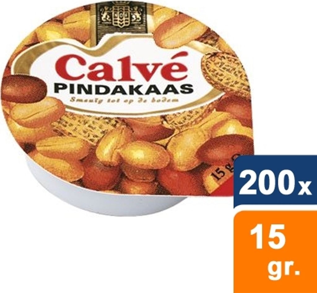 Calvé - Erdnussbutter - 200 x 15 gr