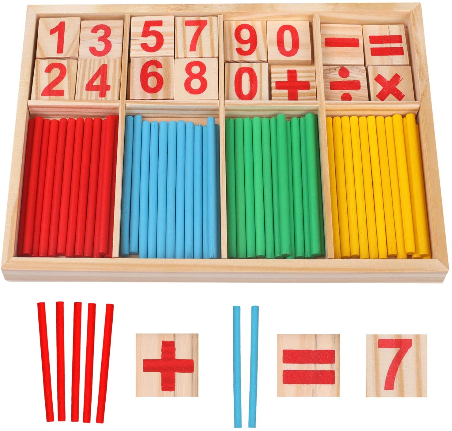 Camelize Montessori Maths Toy, Mathematical Toy Wood, Maths Toy, Calculatio