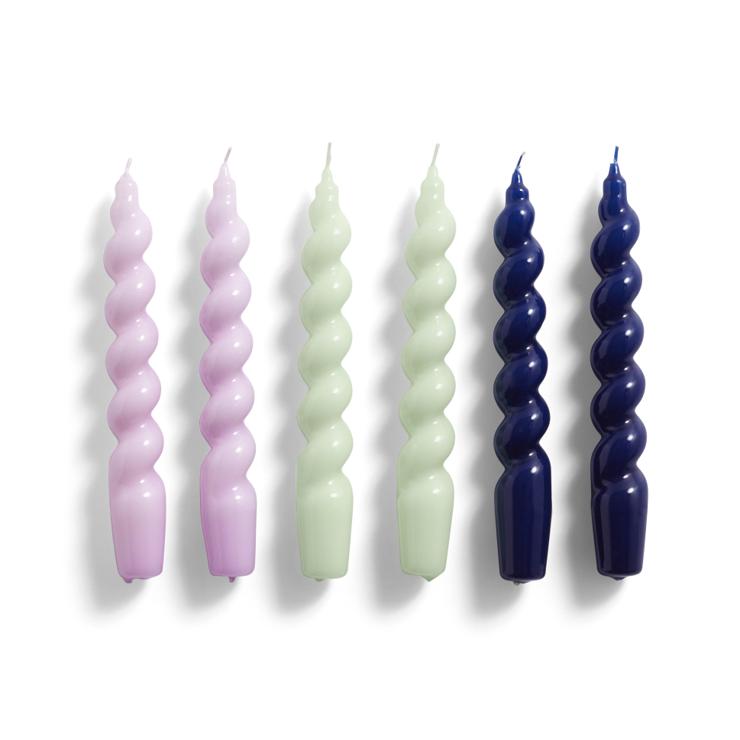 Candle Spiral Candle 6 Pack