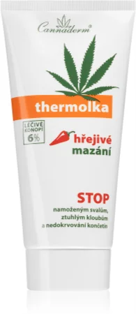 Cannaderm Thermolka warm lubrication massage cream with warming effect