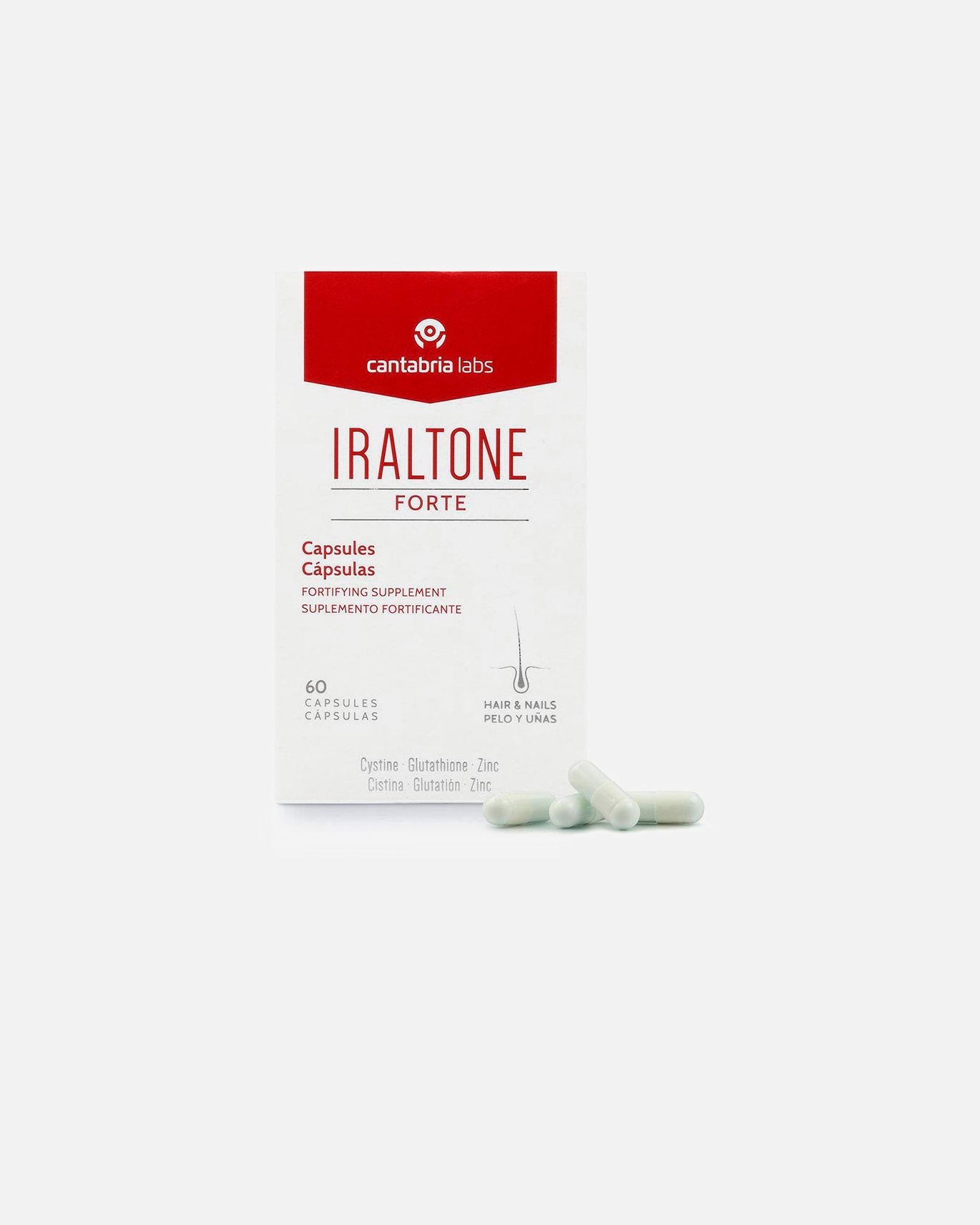 Cantabria Labs hair care set Iraltone Aga capsules 60 pcs