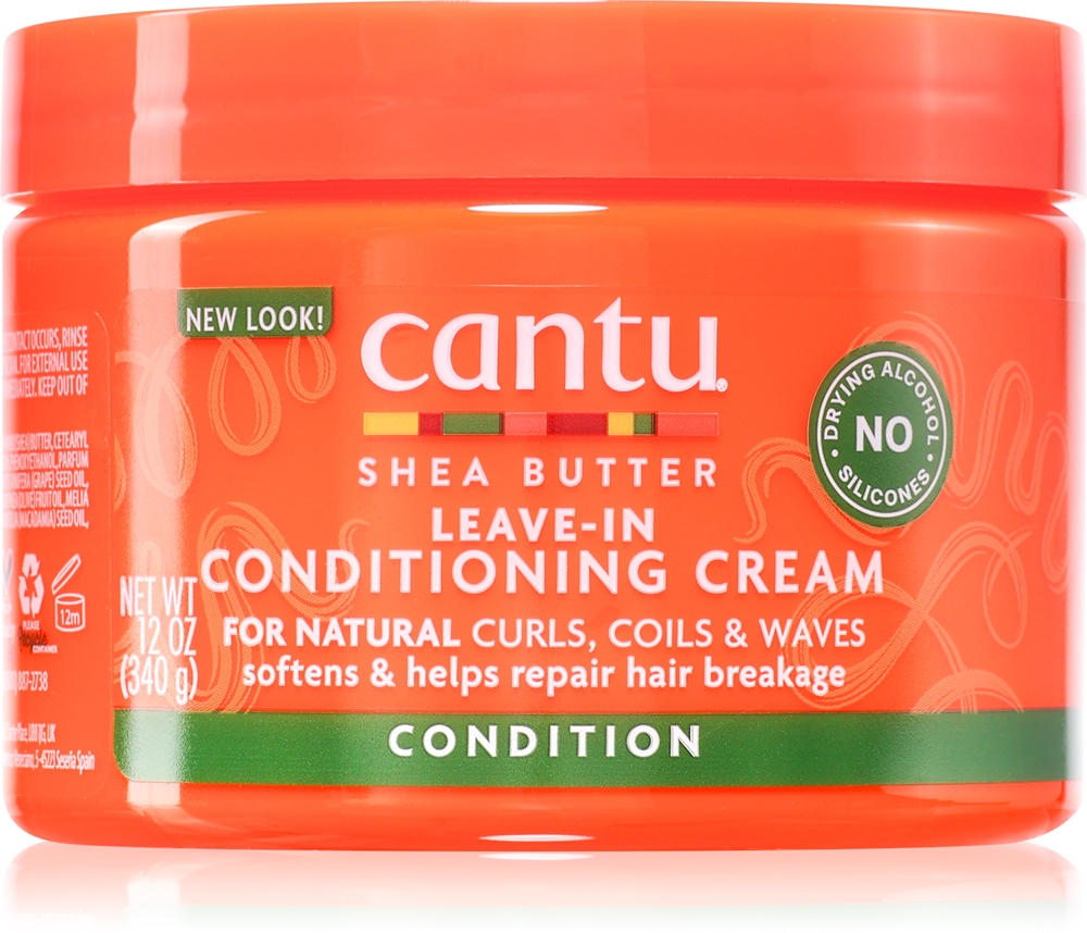 CANTU Shea Butter Leav-In Cond Cream leave-in conditioner for wavy and curly hair