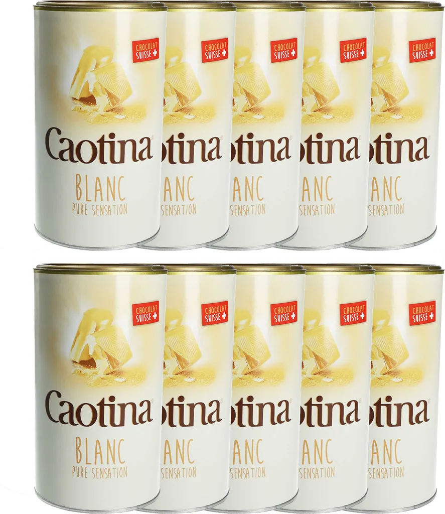 Caotina Blanc can drink powder white chocolate 500g 10-pack